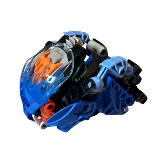 Vintage LEGO BIONICLE Gahlok Blue Orange 8562 Set with Canister NO BOOKLET - Picture 8 of 13